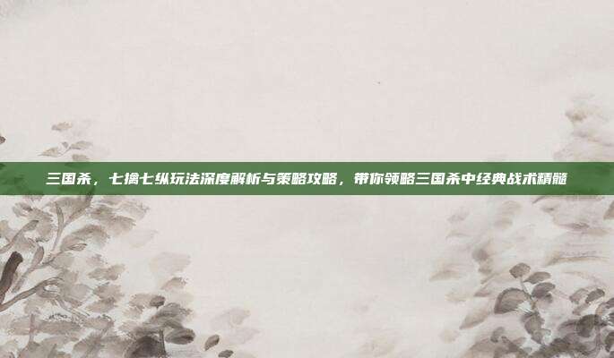 三国杀,七擒七纵玩法深度解析与策略攻略,带你领略三国杀中经典战术精髓