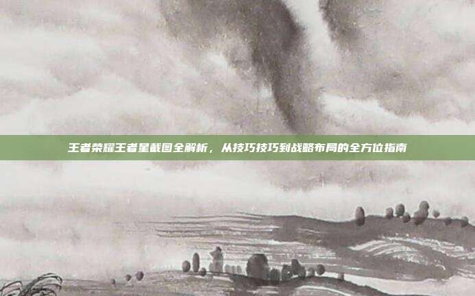 王者荣耀王者星截图全解析，从技巧技巧到战略布局的全方位指南