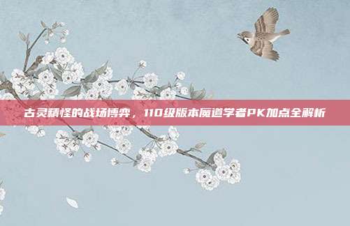 古灵精怪的战场博弈,110级版本魔道学者PK加点全解析