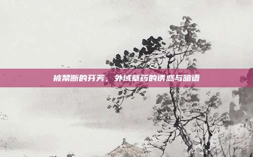 被禁断的芬芳，外域草药的诱惑与暗语