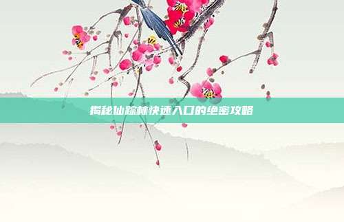揭秘仙踪林快速入口的绝密攻略