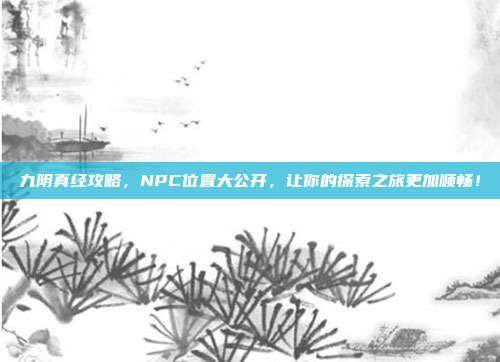 九阴真经攻略，NPC位置大公开，让你的探索之旅更加顺畅！