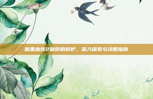 暗黑血统2破碎的锻炉，深入探索与攻略指南