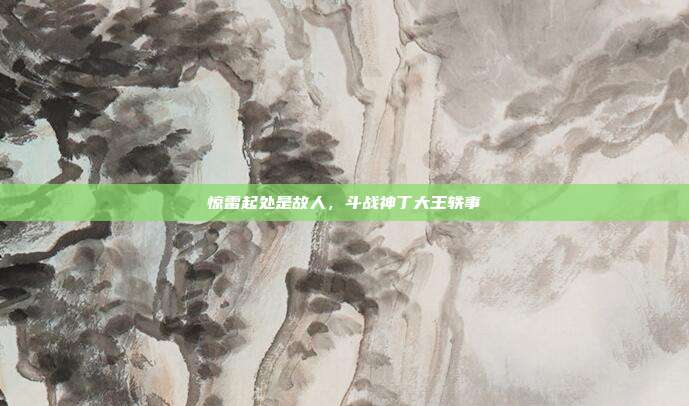 惊雷起处是故人，斗战神丁大王轶事
