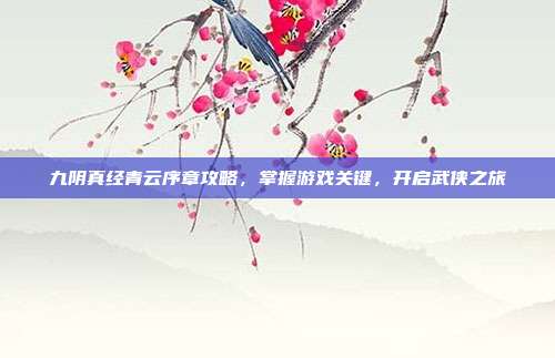九阴真经青云序章攻略,掌握游戏关键,开启武侠之旅