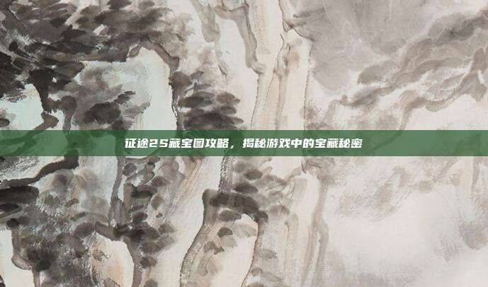 征途2S藏宝图攻略,揭秘游戏中的宝藏秘密
