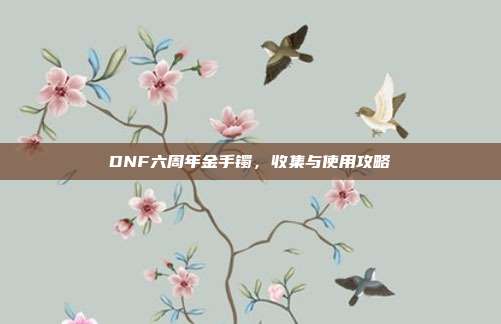 DNF六周年金手镯，收集与使用攻略
