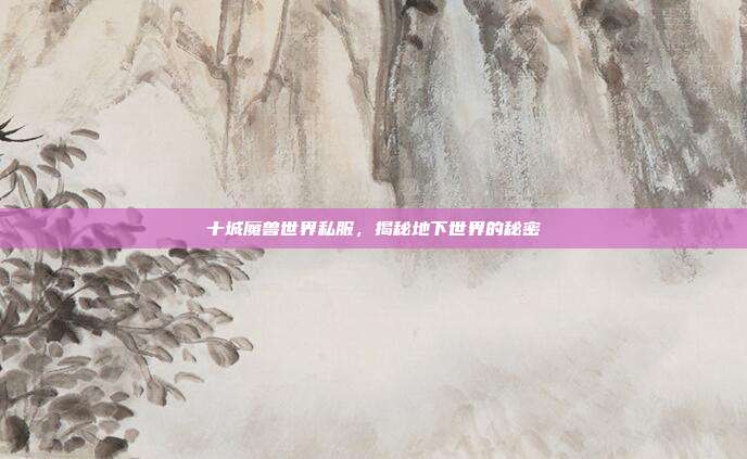 十城魔兽世界私服,揭秘地下世界的秘密