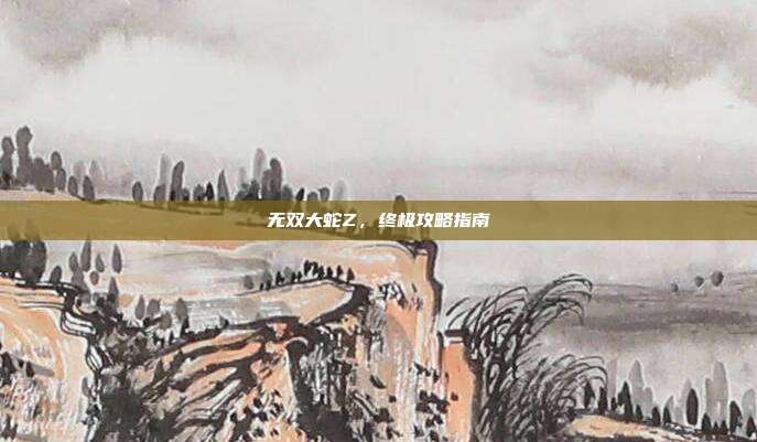 无双大蛇Z，终极攻略指南