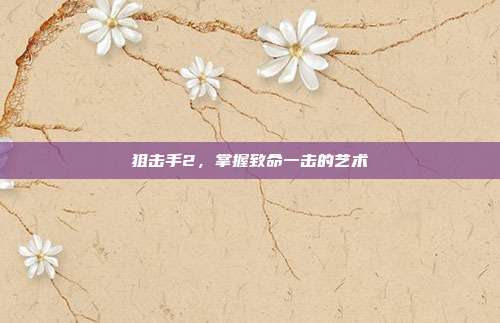 狙击手2，掌握致命一击的艺术
