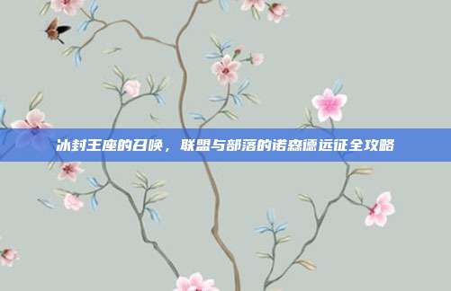 冰封王座的召唤，联盟与部落的诺森德远征全攻略