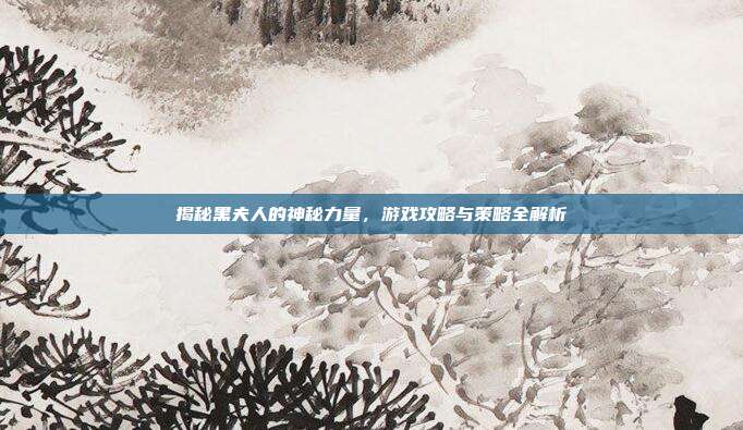 揭秘黑夫人的神秘力量，游戏攻略与策略全解析