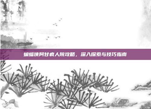 蝙蝠侠阿甘疯人院攻略，深入探索与技巧指南