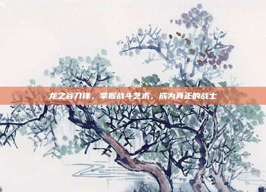 龙之谷刀锋,掌握战斗艺术,成为真正的战士