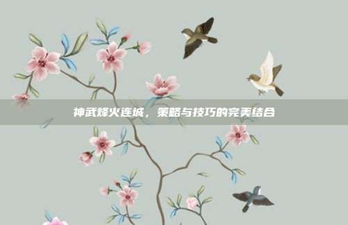 神武烽火连城,策略与技巧的完美结合