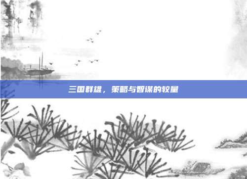 三国群雄，策略与智谋的较量