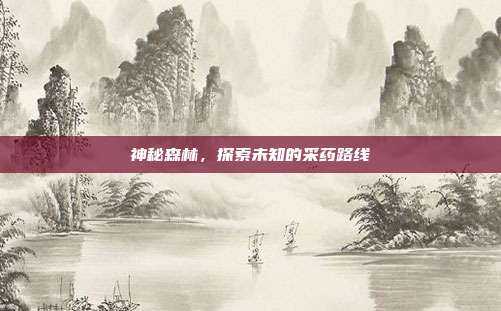 神秘森林，探索未知的采药路线