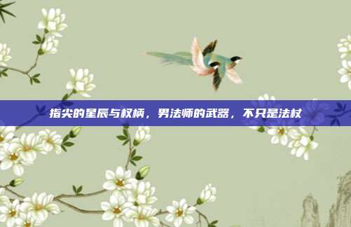指尖的星辰与权柄，男法师的武器，不只是法杖