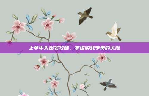 上单牛头出装攻略,掌控游戏节奏的关键