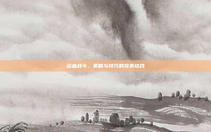 浴血战斗，策略与技巧的完美结合