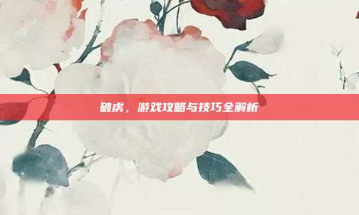 破虏，游戏攻略与技巧全解析