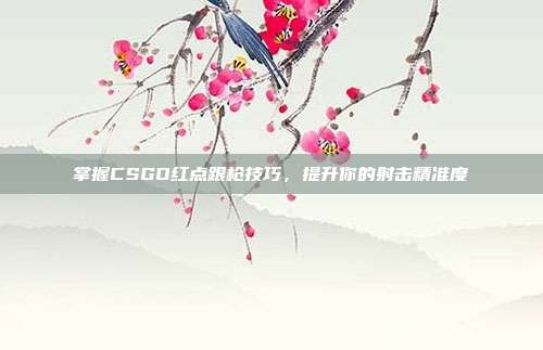 掌握CSGO红点跟枪技巧，提升你的射击精准度