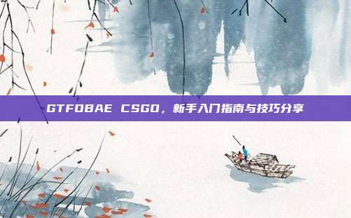 GTFOBAE CSGO，新手入门指南与技巧分享