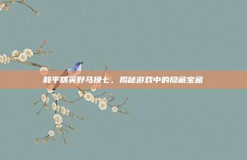 和平精英野马挽七,揭秘游戏中的隐藏宝藏
