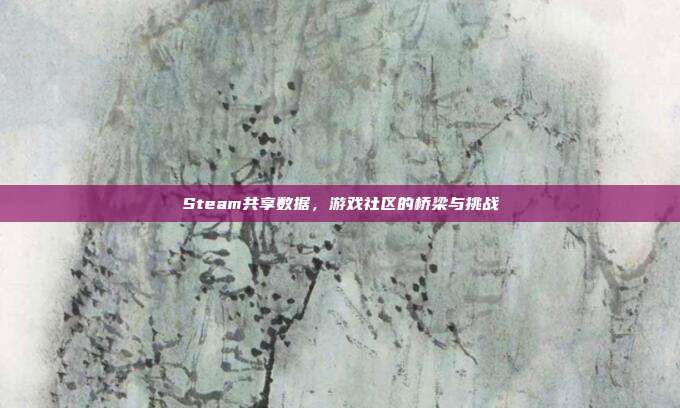 Steam共享数据,游戏社区的桥梁与挑战